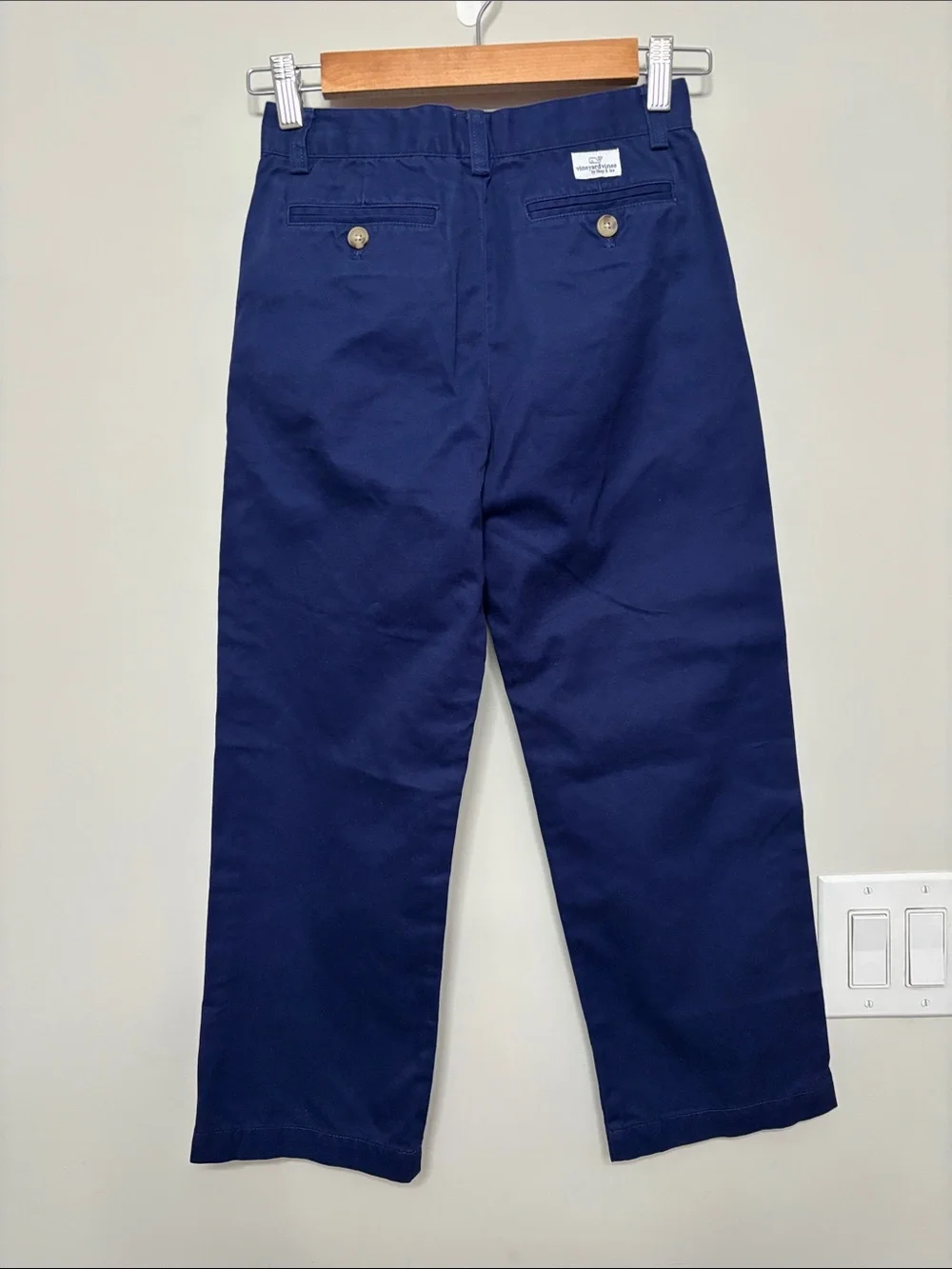Vineyard Vines Boys Navy Blue Chinos Uniform Pants 10